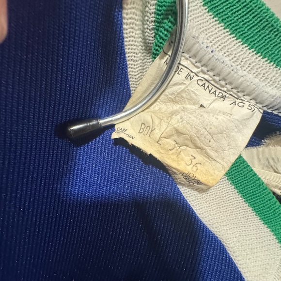 Vintage Maska Superfil Vancouver Canucks Blank NHL Hockey Jersey - Picture 4 of 8